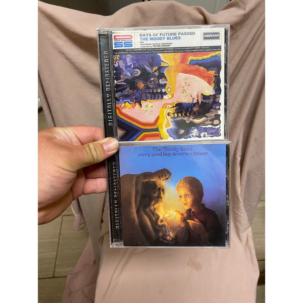 Lot Of 2 The Moody Blues CD Days Of Future Passed Every Good Boy Deserves Favour